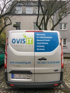 Fahrzeugbeschriftung OVIS IT Consulting