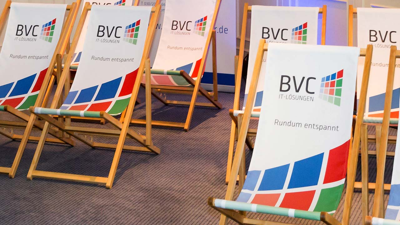Liegestühle für BVC IT-Lösungen