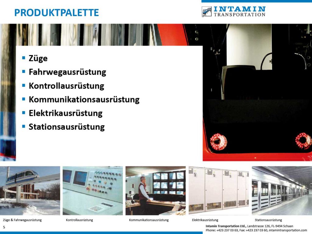 Präsentation Intamin Transportation