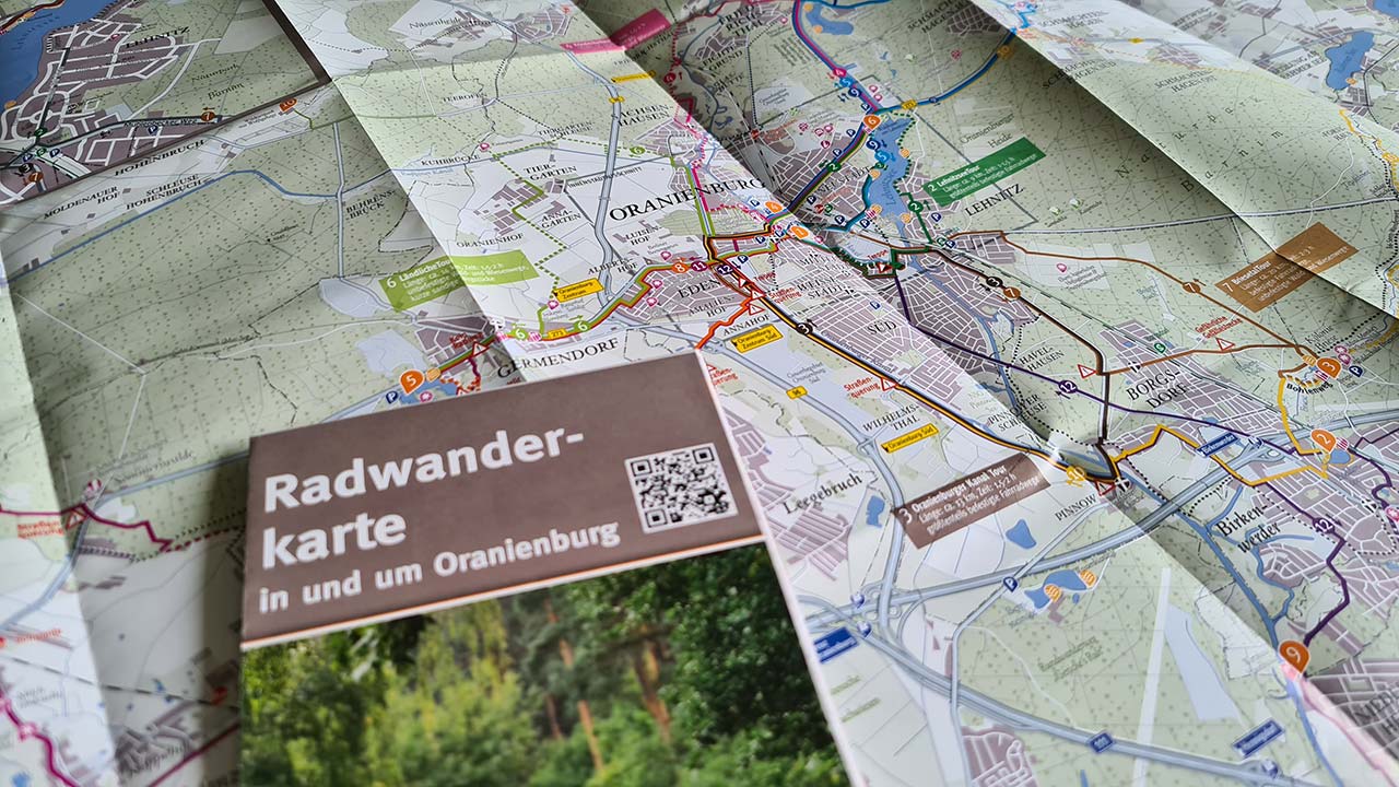 Radwanderkarte Stadt Oranienburg