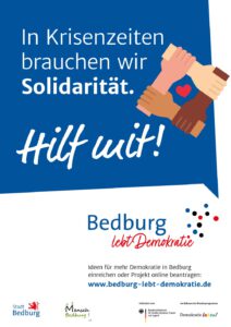 Bedburg Plakat: Demokratie leben