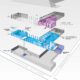 Klubhaus Ludwigsfelde: Gebäudeplan in 3D