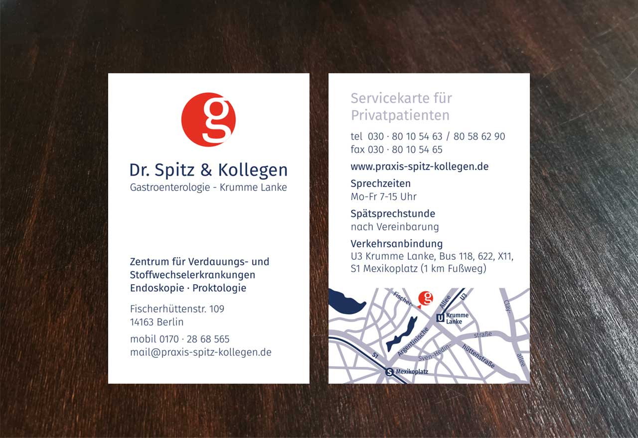Dr. Spitz & Kollegen - Visitenkarte