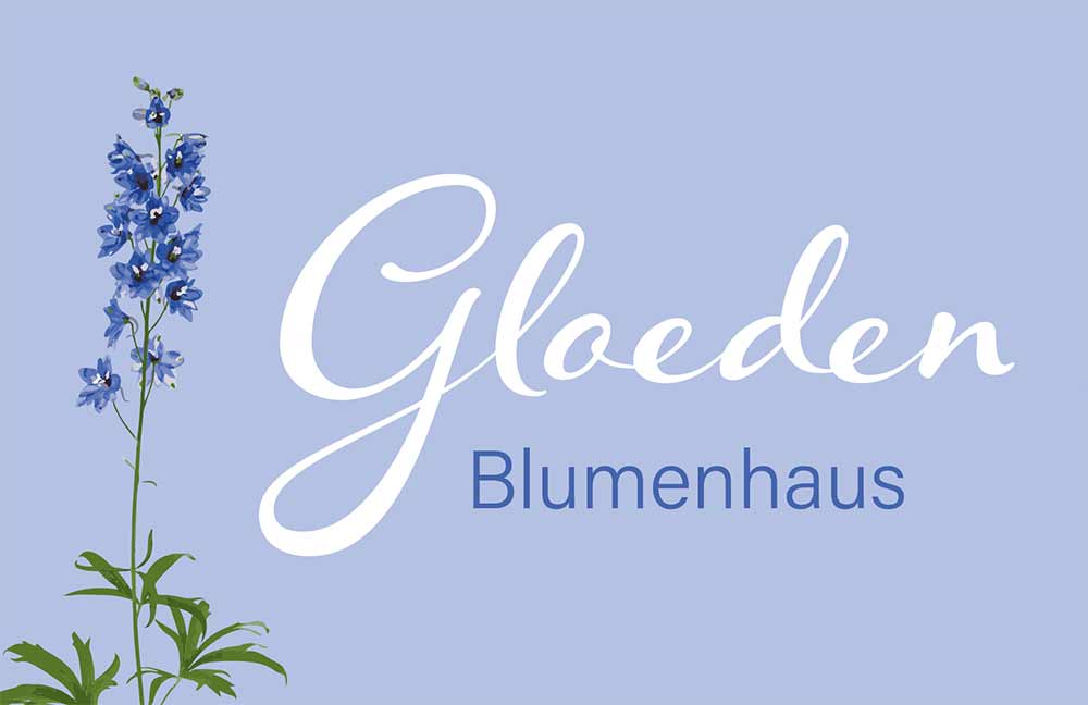 Visitenkarte Blumenhaus Gloeden